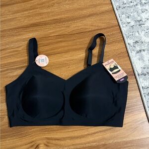 Shapermint Black Seamless Wireless Bra - Smooth Everyday Support